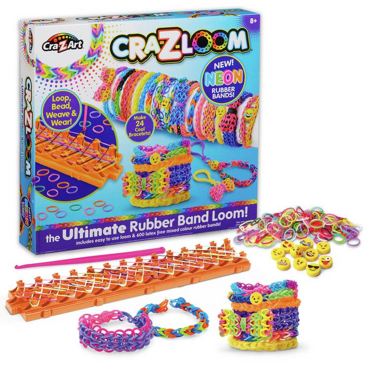 Cra-Z-Loom Band Maker craft kit with 600 bands (British brand)