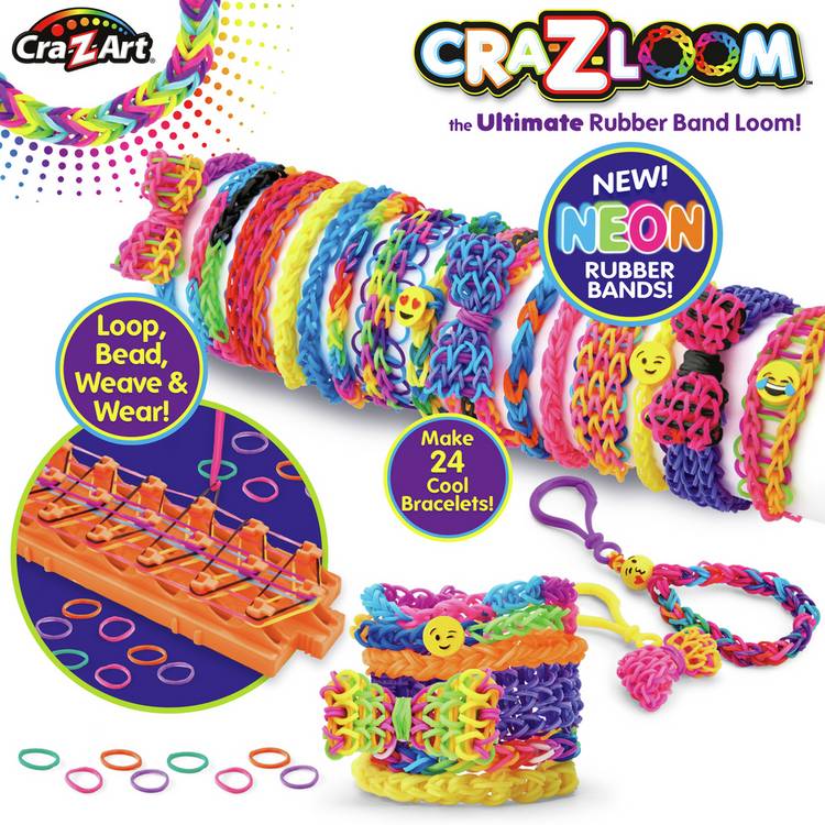Cra-Z-Loom Band Maker craft kit with 600 bands (British brand)