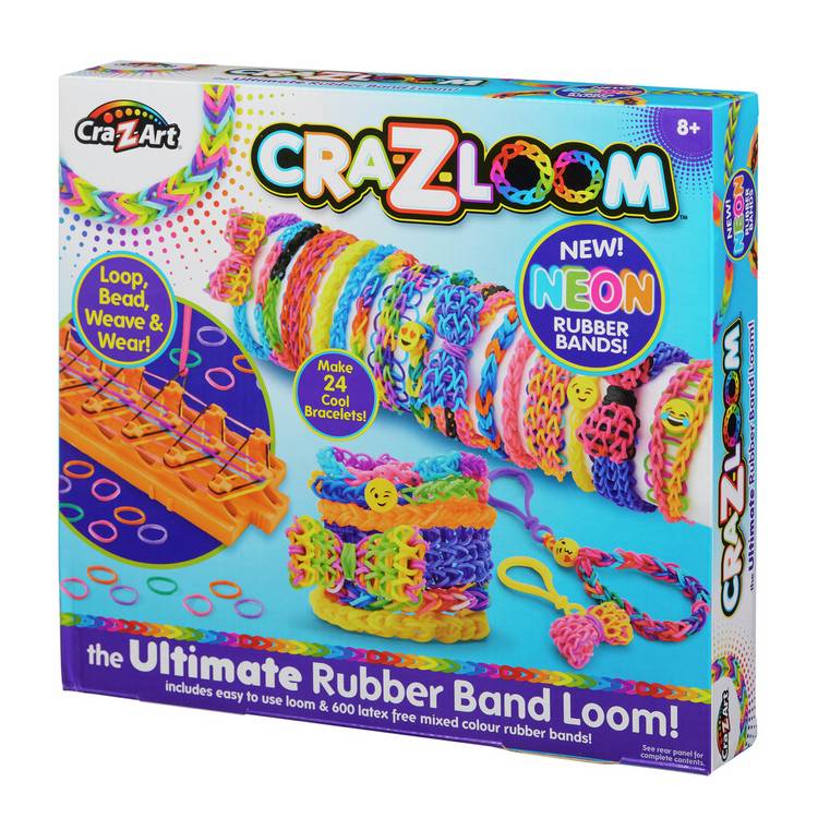 Cra-Z-Loom Band Maker craft kit with 600 bands (British brand)