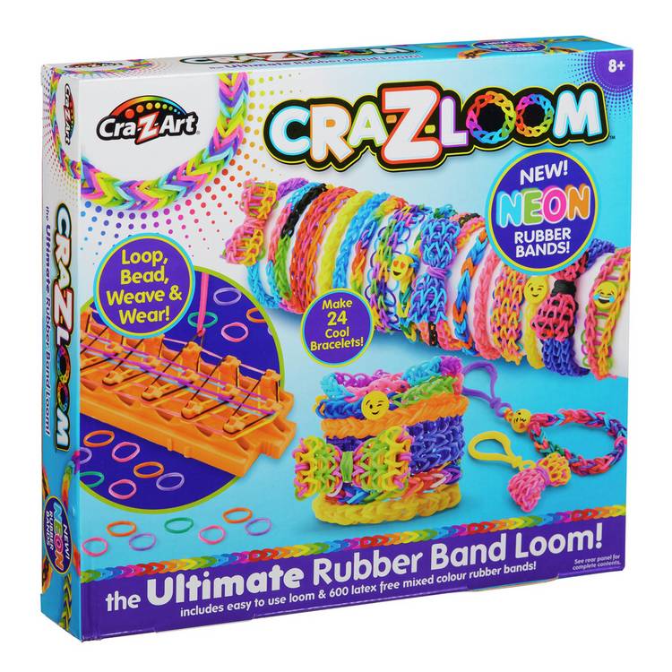 Cra-Z-Loom Band Maker craft kit with 600 bands (British brand)