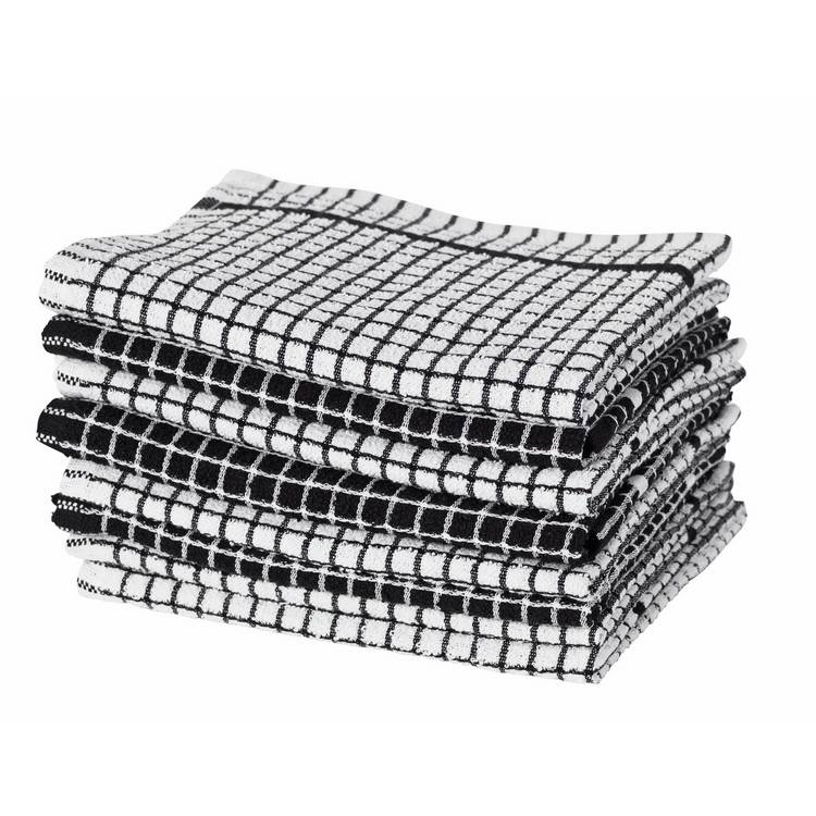 Argos Home mixed terry tea towels pack of 8, UK version