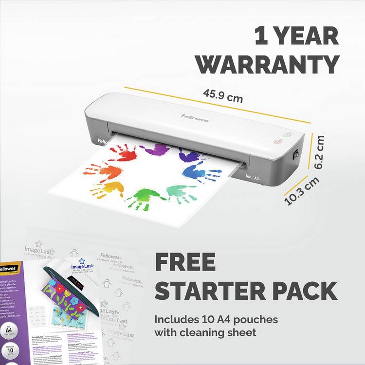 Fellowes Ion A3 Laminator for office - British product