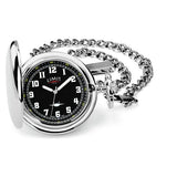 Limit men's silver and black pocket watch, imported from the UK