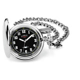 Argos Limit Men's Silver and Black Pocket Watch- Buy online at McGrocer