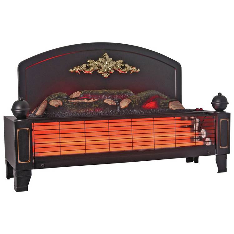 Dimplex Yeominster classic electric freestanding fire 1.2kW, UK version