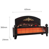Dimplex Yeominster classic electric freestanding fire 1.2kW, UK version