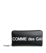 Harrods Comme des Garçons Leather Logo Print Wallet- Buy online at McGrocer