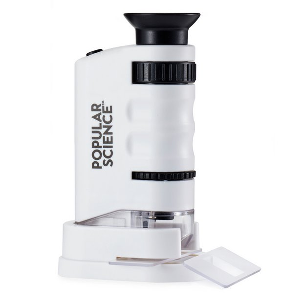 Popular Science microscope with 20x-40x zoom, UK version