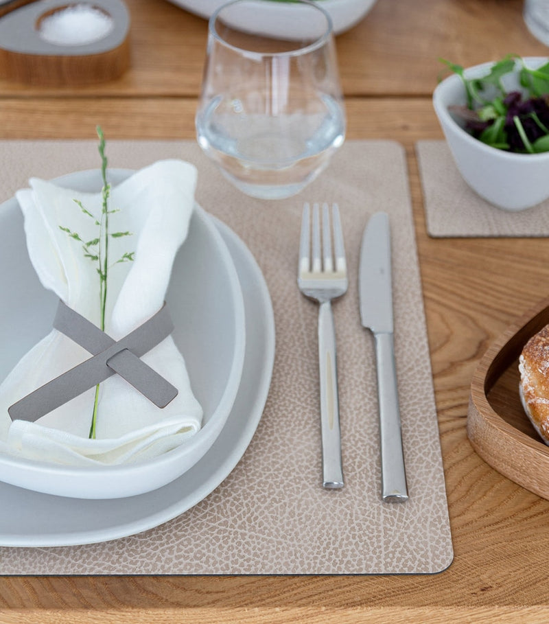 Linddna Hippo Square Placemats Set of 4, UK version