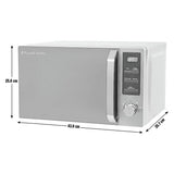 Russell Hobbs compact microwave 800W 20L stainless steel, imported from the UK