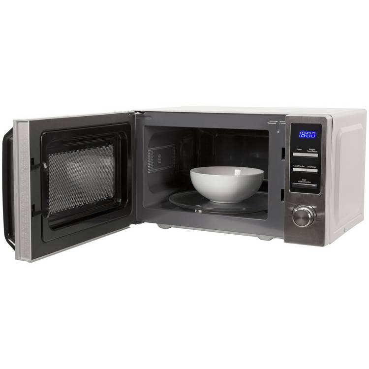 Russell Hobbs compact microwave 800W 20L stainless steel, imported from the UK