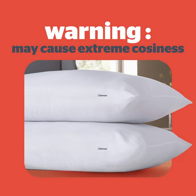 Silentnight Super Snuggly medium pillow 2 pack (British brand)