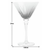 Habitat Japonica teal martini glasses set of 4 - British product