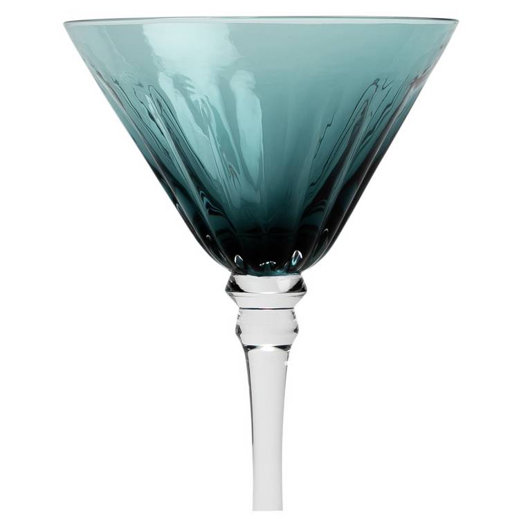 Habitat Japonica teal martini glasses set of 4 - British product