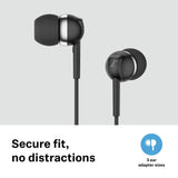 Sennheiser CX 80S in-ear wired headphones black, imported from the UK