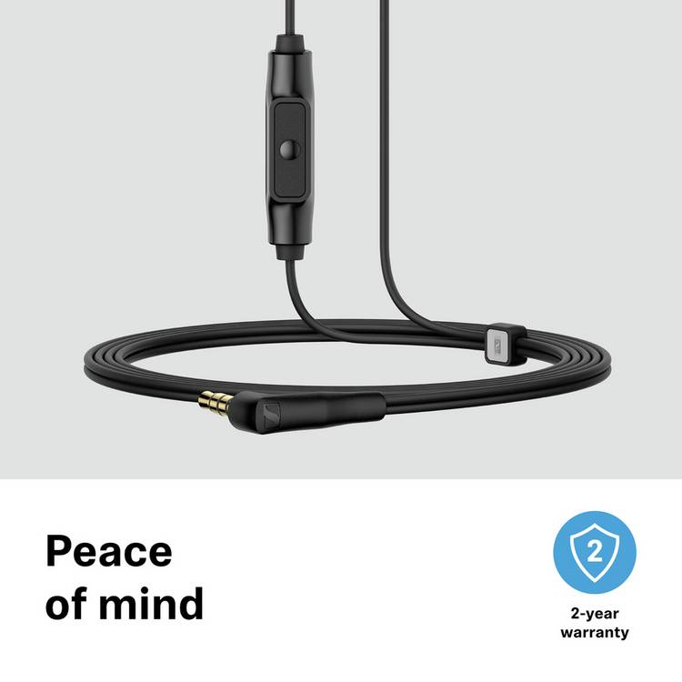 Sennheiser CX 80S in-ear wired headphones black, imported from the UK