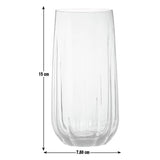 Habitat Japonica hi-ball glasses set of 4 teal tinted - British product