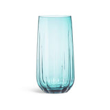Habitat Japonica hi-ball glasses set of 4 teal tinted - British product