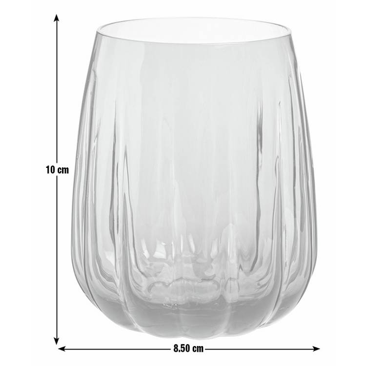 Habitat Japonica tumbler glasses set of 4 350ml, UK version