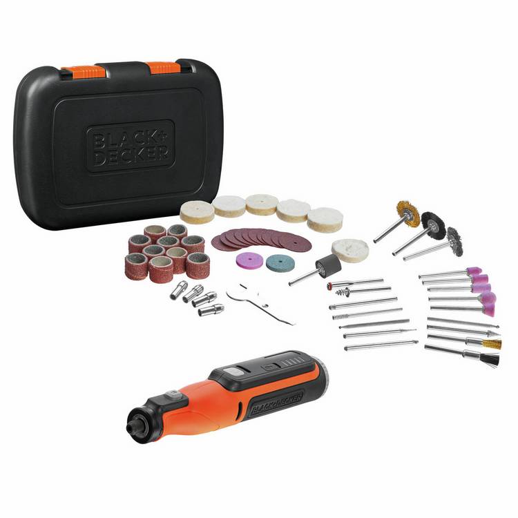 Black+Decker cordless multitool with 52 accessories, UK version