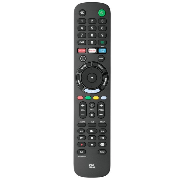 One For All URC4912 Sony replacement remote control - British product