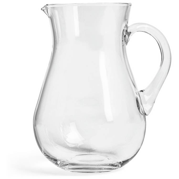 Habitat clear glass oversized jug 2.6L (British brand)