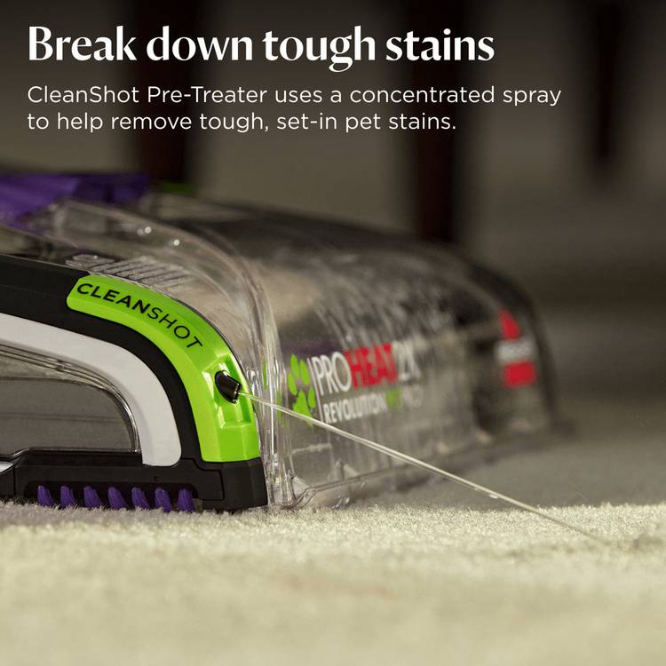 Bissell ProHeat 2X Revolution Pet Pro upright carpet cleaner - British product