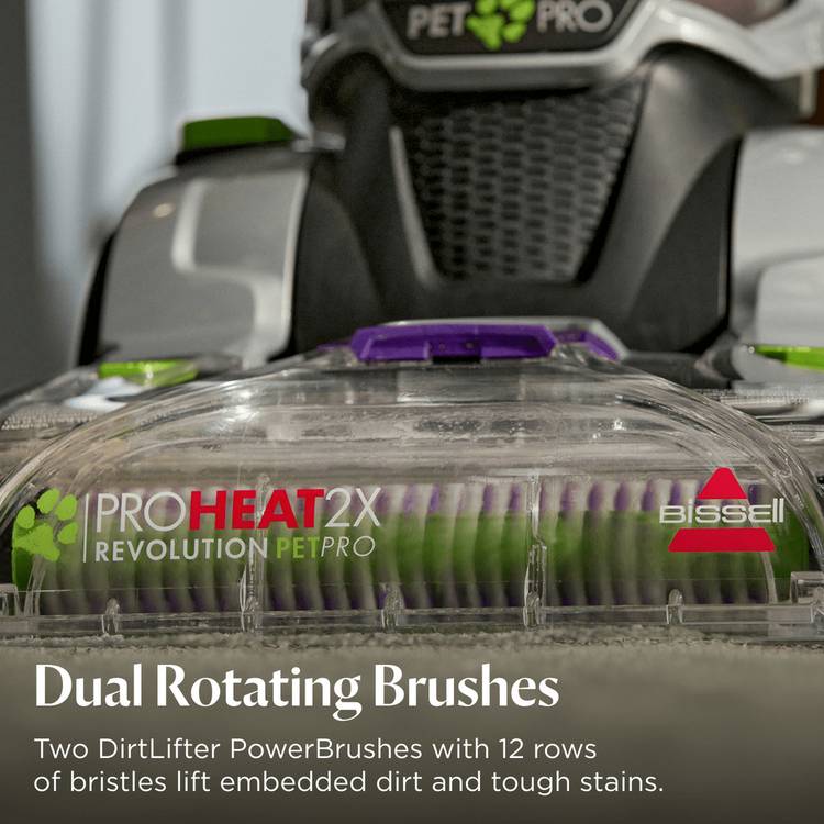 Bissell ProHeat 2X Revolution Pet Pro upright carpet cleaner - British product