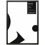 Habitat dark birch picture frame 50x70cm, imported from the UK