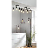 Argos Home black wire easy fit lampshade 25cm, imported from the UK