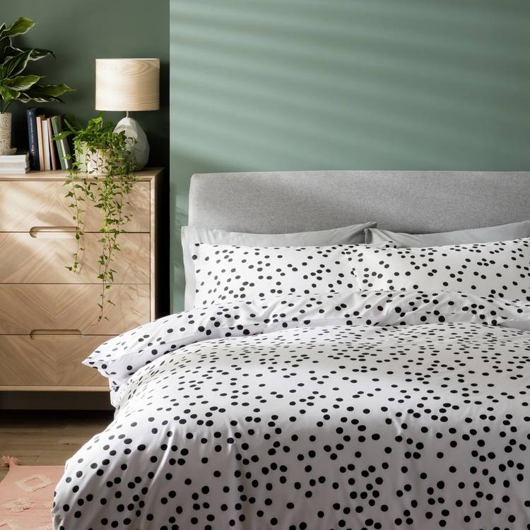 Habitat cotton dot bedding set single, UK version