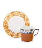 Ginori 1735 porcelain coffee cups and saucers set - British product