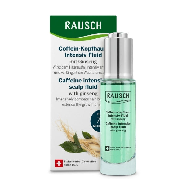 Rausch caffeine scalp fluid with ginseng 30ml, imported from the UK