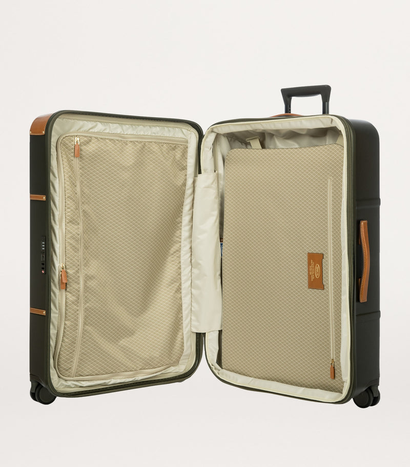 Bric's Bellagio check-in suitcase 76cm with leather trims (British brand)