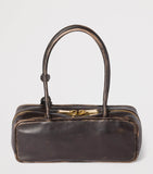 Miu Miu Leather Beau top-handle bag, imported from the UK