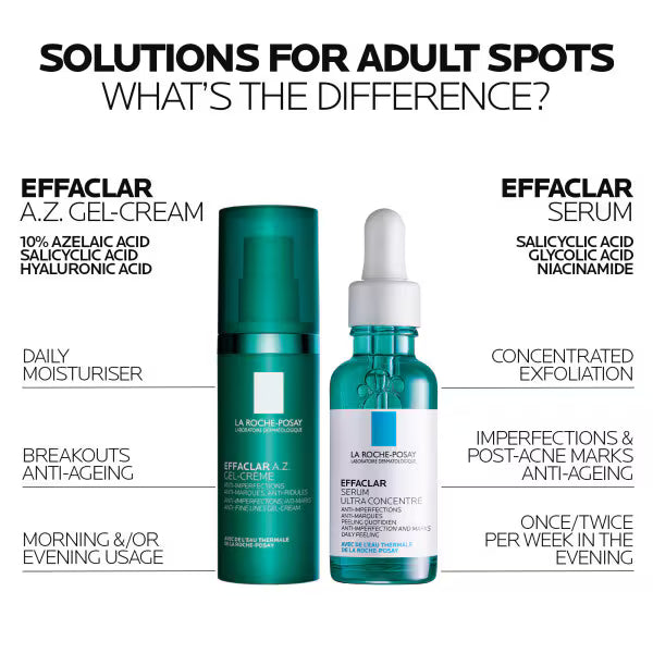 La Roche-Posay Effaclar A.Z. Gel Cream 40ml, UK version