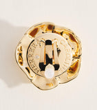 Carolina Herrera floral clip-on earrings, UK version