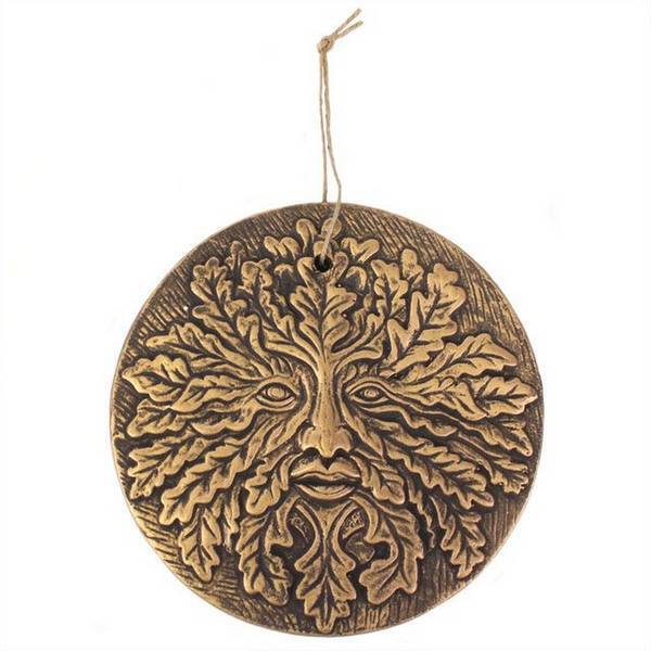 Something Different Green Man terracotta plaque, UK version