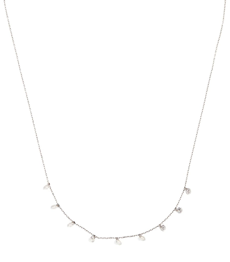 Persée white gold diamond Danaé necklace, imported from the UK
