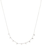 Persée white gold diamond Danaé necklace, imported from the UK