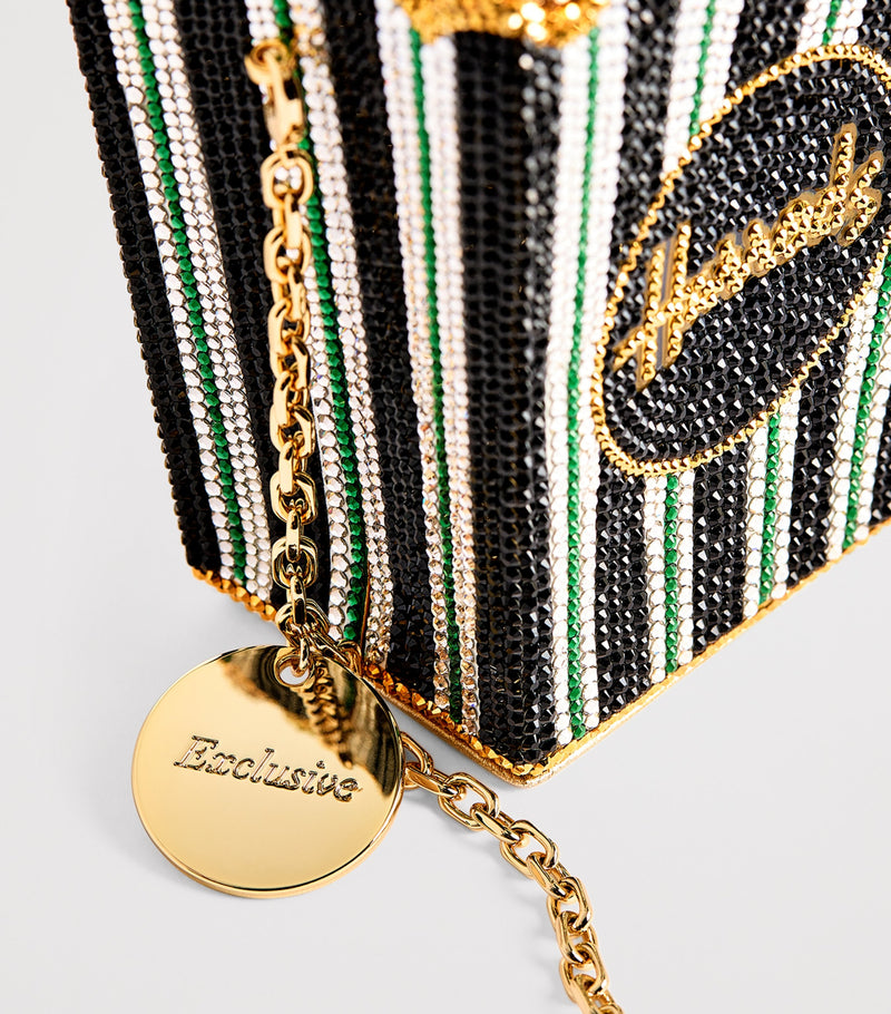 Judith Leiber popcorn clutch Harrods exclusive, imported from the UK