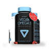 SuperSelf Vegan Omega-3 supplement 60 softgels, imported from the UK