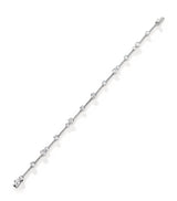 Harrods Boodles Platinum and Diamond Raindance Bracelet 19cm- Buy online at McGrocer