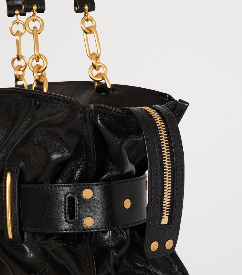 Balmain Anthem shoulder bag in buffalo leather, UK version