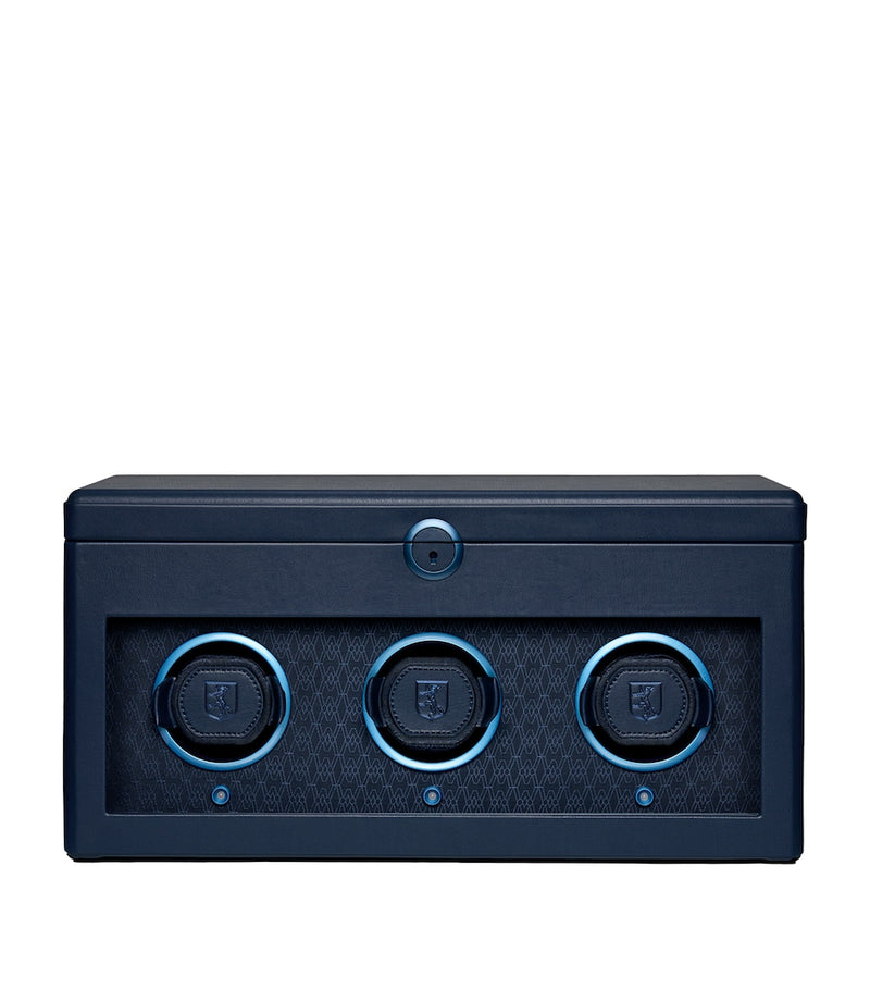 WOLF Earth Triple Watch Winder apple leather - British product