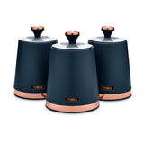 Argos Tower Cavaletto Midnight Blue Storage Jars (Pack of 3)- Buy online at McGrocer