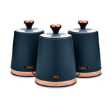 Argos Tower Cavaletto Midnight Blue Storage Jars (Pack of 3)- Buy online at McGrocer