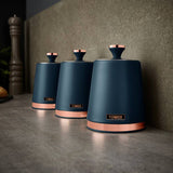 Tower Cavaletto storage jars pack of 3 midnight blue (British brand)