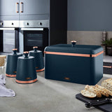 Tower Cavaletto storage jars pack of 3 midnight blue (British brand)