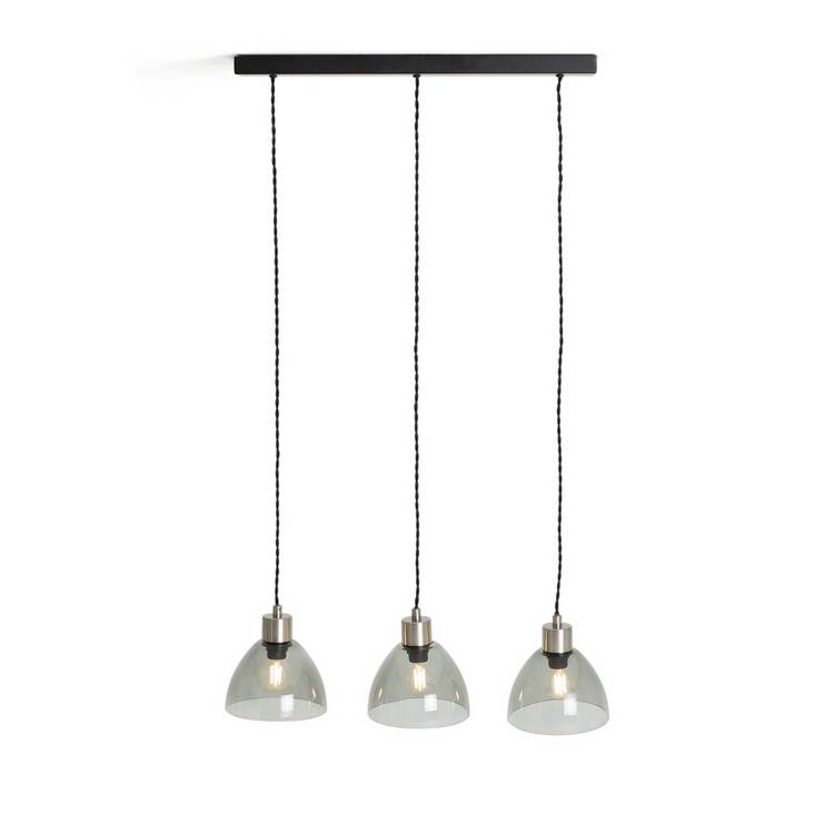Argos Home Kanso glass 3 light pendant ceiling light - British product